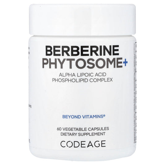 Codeage, Berberine Phytosome+, 60 Vegetable Capsules
