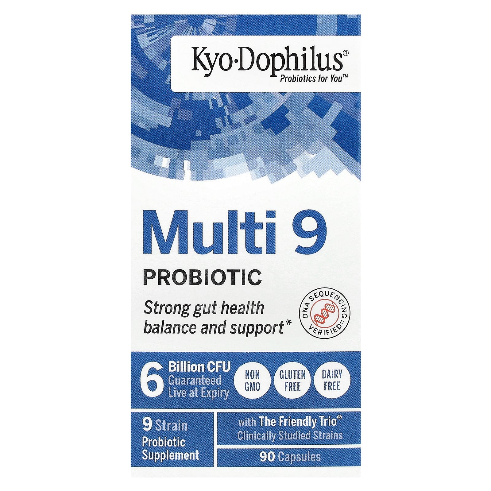 Kyolic, Kyo-Dophilus®, Multi 9 Probiotic, 6 Billion CFU, 90 Capsules