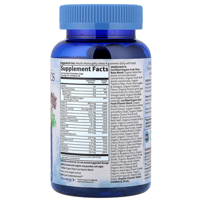 Garden of Life, Organics, Men's Multi 40+ Gummies, Organic Berry, 120 Vegan Gummy Drops