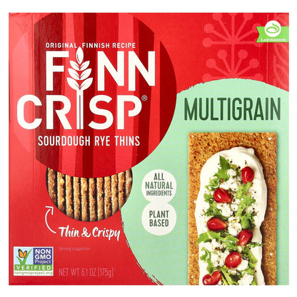 Finn Crisp, Sourdough Rye Thins, Multigrain , 6.1 oz (175 g)