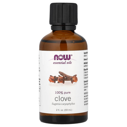 NOW Foods, Essential Oils, Clove, 2 fl oz (59 ml)