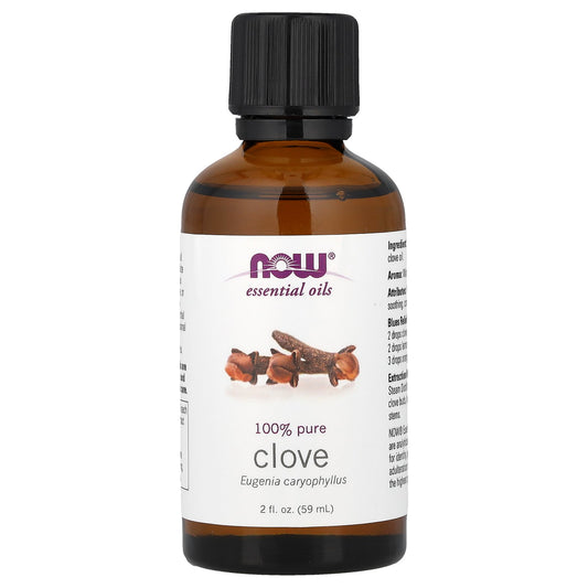 NOW Foods, Essential Oils, Clove, 2 fl oz (59 ml)