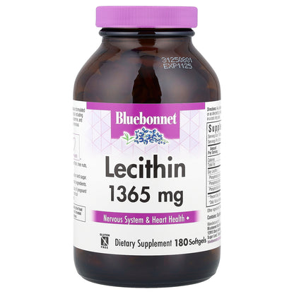 Bluebonnet Nutrition, Lecithin, 180 Softgels