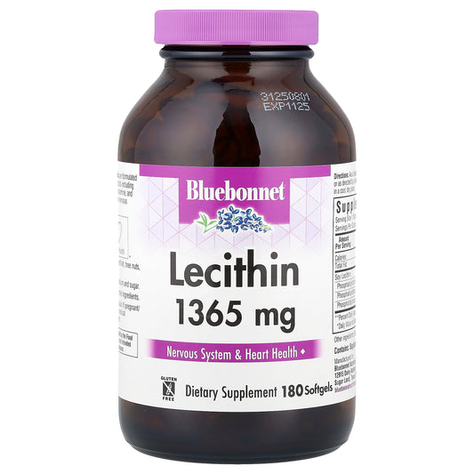 Bluebonnet Nutrition, Lecithin, 180 Softgels
