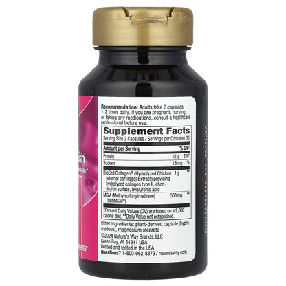 Nature's Way, Hydraplenish® With OptiMSM®, 60 Capsules