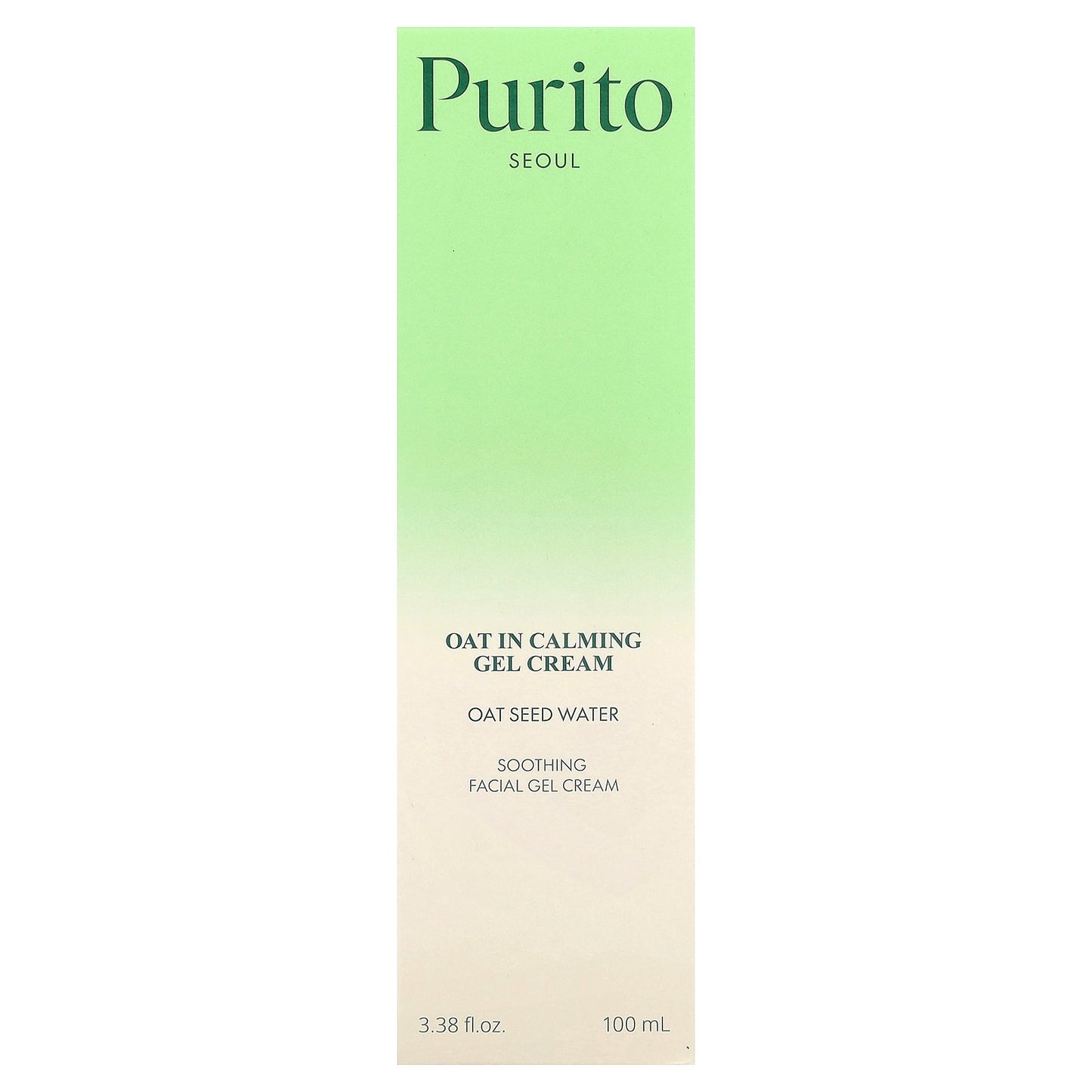 Purito, Oat In Calming Gel Cream, 3.38 fl oz (100 ml)