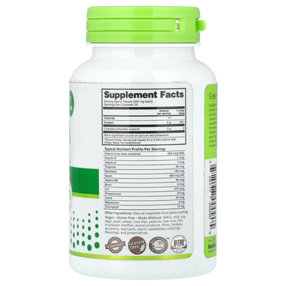 NutriBiotic, Super Greens, Chlorella, 150 Vegan Tablets (500 mg per Tablet)