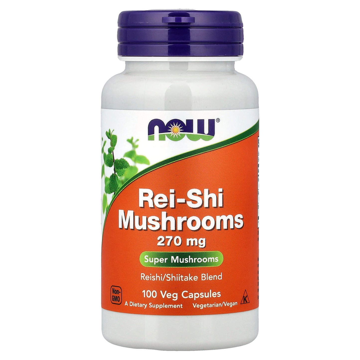 NOW Foods, Rei-Shi Mushrooms, 100 Veg Capsules