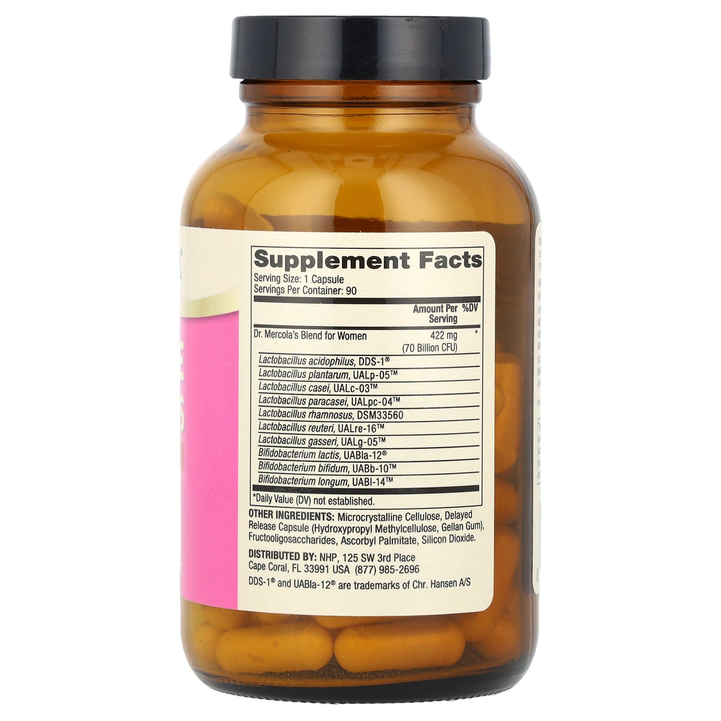 Dr. Mercola, Complete Probiotics for Women, 70 Billion CFU, 90 Capsules