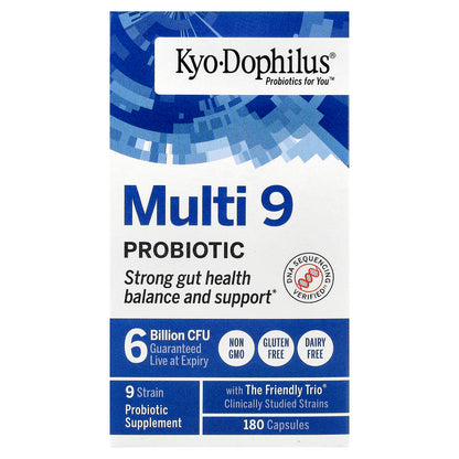 Kyolic, Kyo-Dophilus®, Multi 9 Probiotic, 180 Capsules