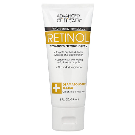 Advanced Clinicals, Retinol, Advanced Firming Cream, 2 fl oz (59 ml)