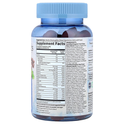 Garden of Life, Organics, Men's Multi Gummies, Organic Berry, 120 Vegan Gummy Drops