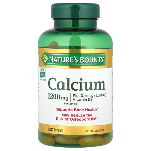 Nature's Bounty, Calcium Plus Vitamin D3, 120 Softgels
