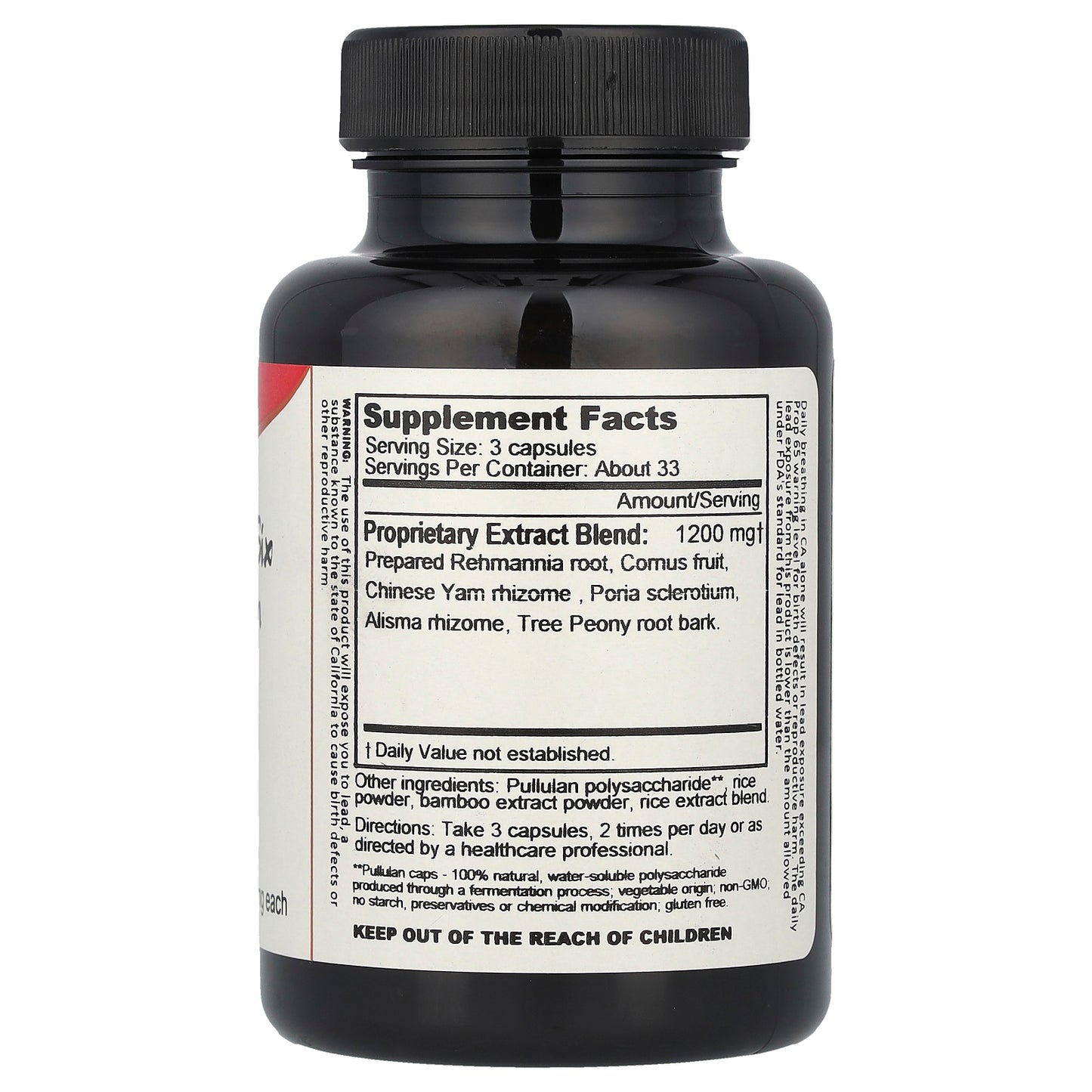 Dragon Herbs, Rehmannia Six Combination, 100 Vegetarian Capsules