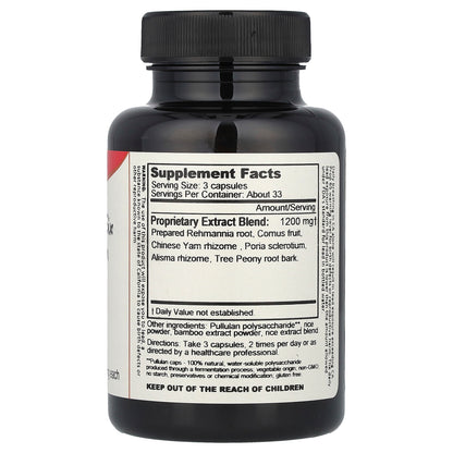 Dragon Herbs, Rehmannia Six Combination, 100 Vegetarian Capsules