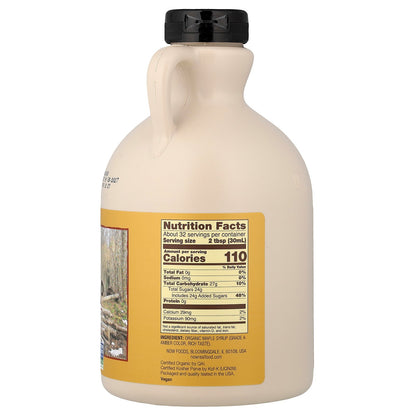 NOW Foods, Real Food, Organic Maple Syrup, 32 fl oz (946 ml)