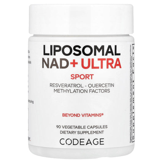 Codeage, Sport, Liposomal NAD+ ULTRA, 90 Vegetable Capsules