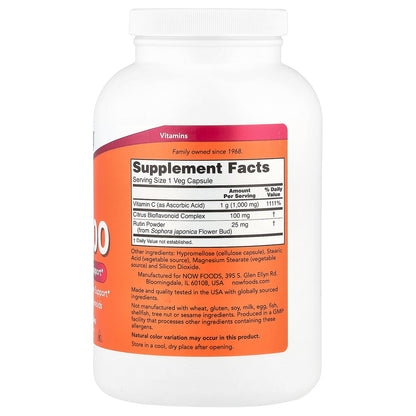 NOW Foods, C-1000, 500 Veg Capsules