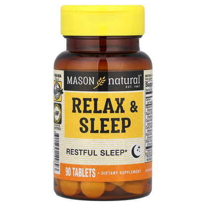 Mason Natural, Relax & Sleep, 90 Tablets