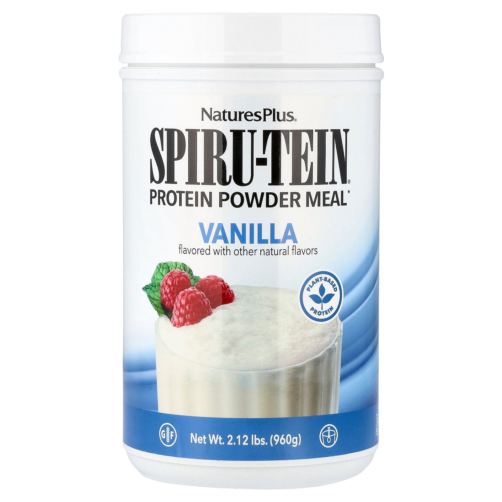 NaturesPlus, Spiru-Tein®, Protein Powder Meal, Vanilla, 2.12 lbs (960 g)