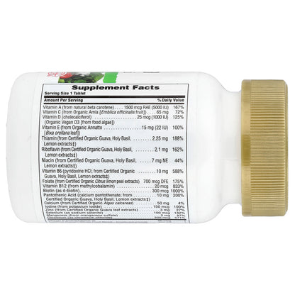 NaturesPlus, Source of Life Garden®, Organic Men's Once Daily Multi, Iron Free, 30 Vegan Tablets