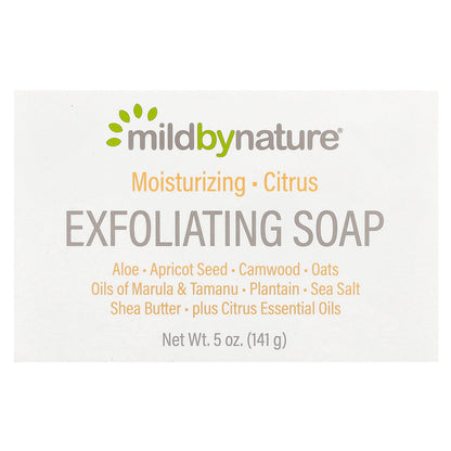 Mild By Nature, Exfoliating Bar Soap, Citrus, 5 oz (141 g)