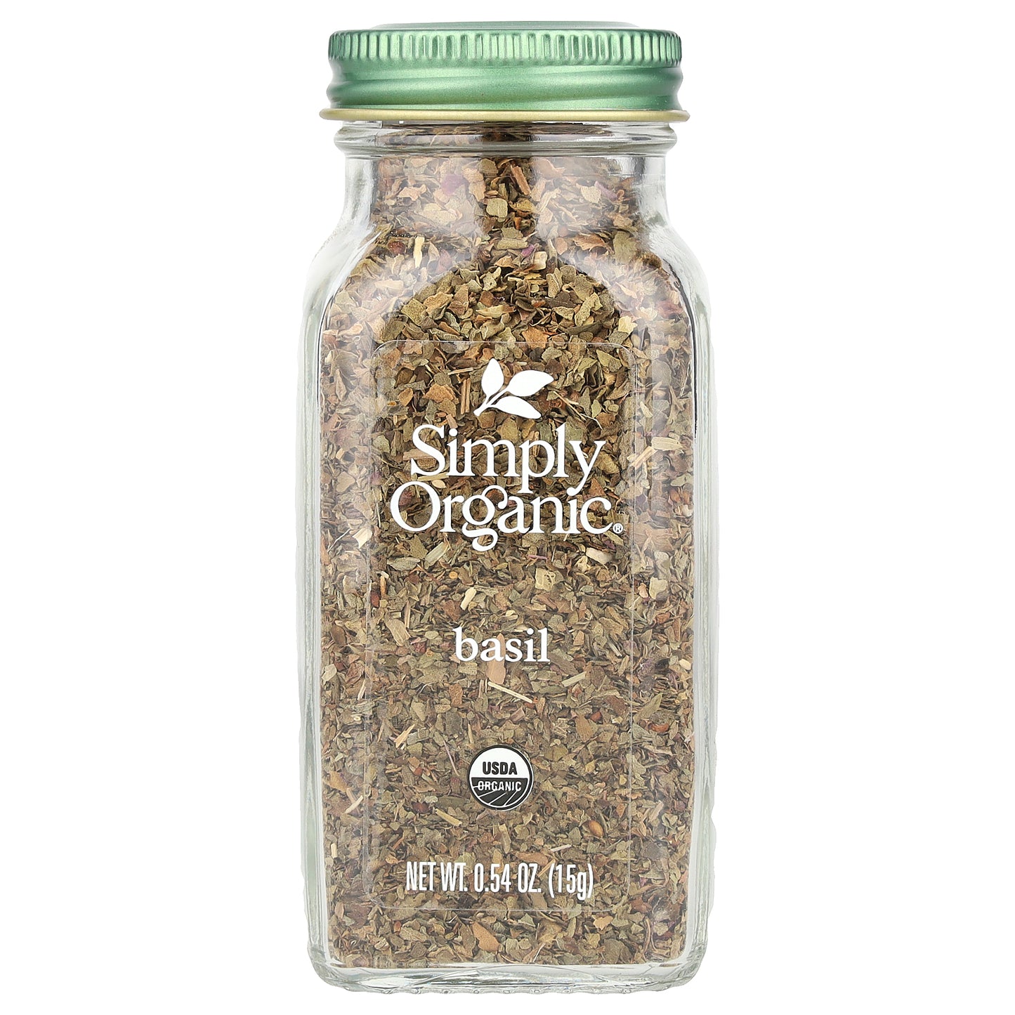 Simply Organic, Basil, 0.54 oz (15 g)