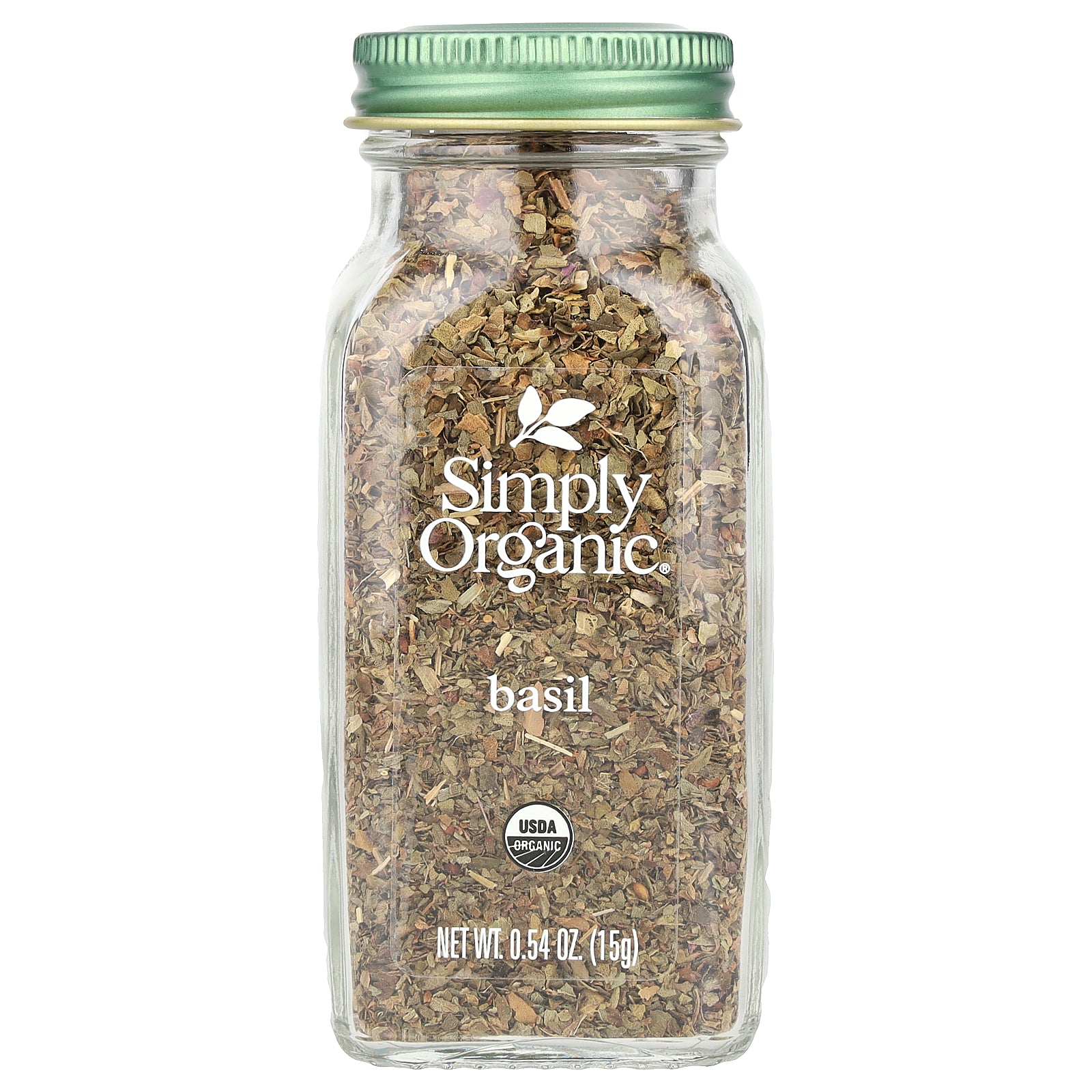 Simply Organic, Basil, 0.54 oz (15 g)