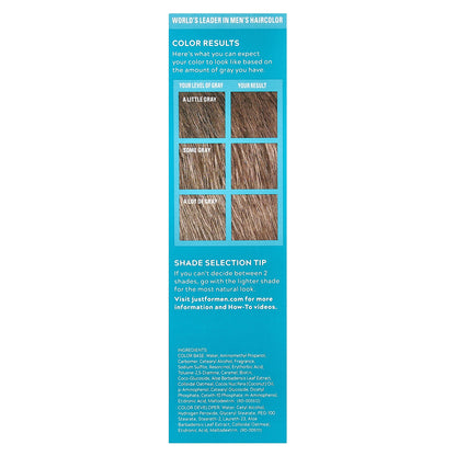 Just for Men, Mustache & Beard, Brush-In Color Gel, M-10/15 Blond , 1 Multiple Application Kit