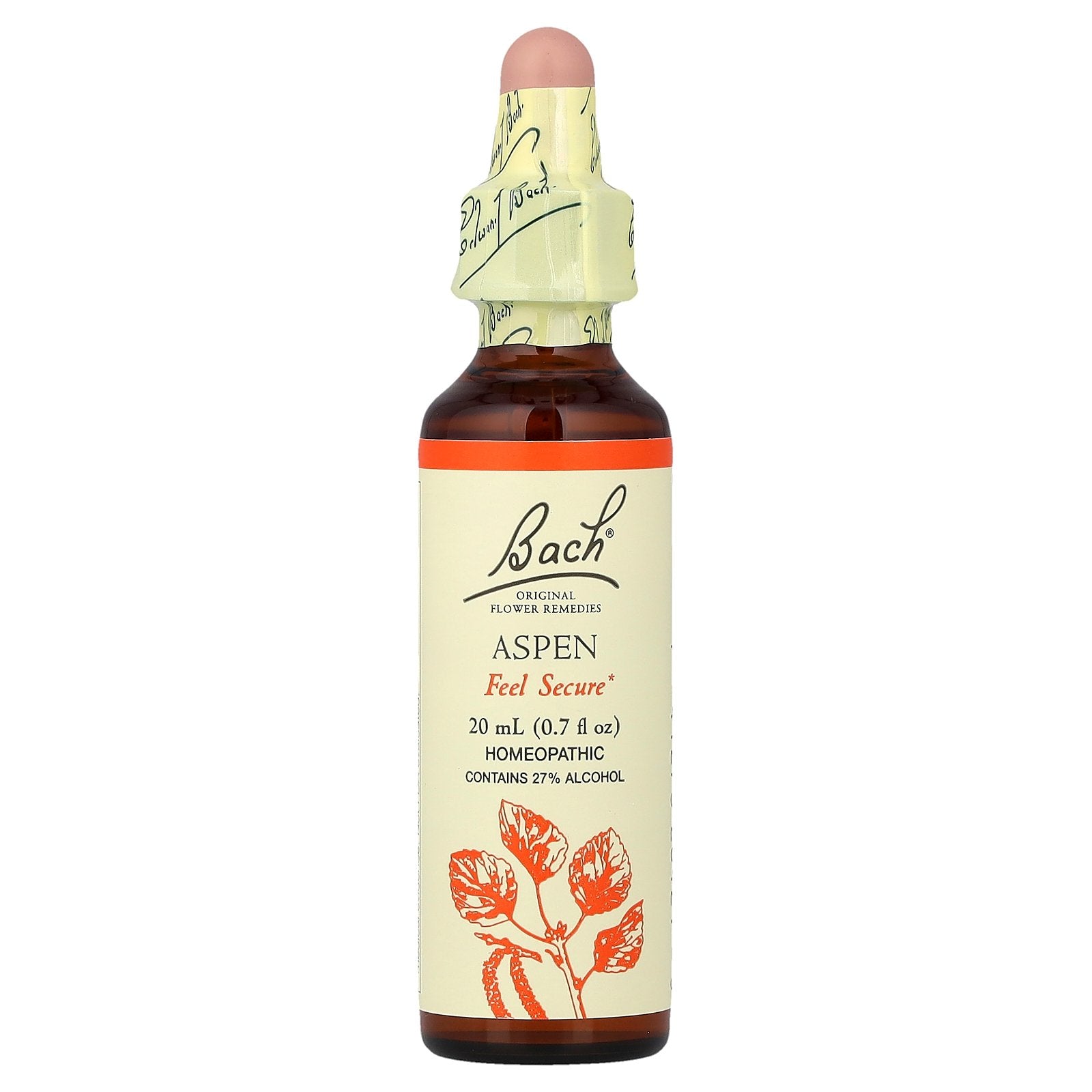 Bach, Original Flower Remedies, Aspen, 0.7 fl oz (20 ml)