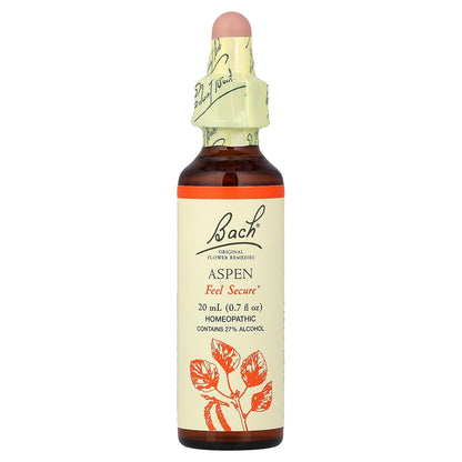 Bach, Original Flower Remedies, Aspen, 0.7 fl oz (20 ml)