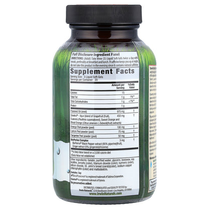 Irwin Naturals, Stored-Fat Belly Burner®, 60 Liquid Soft-Gels