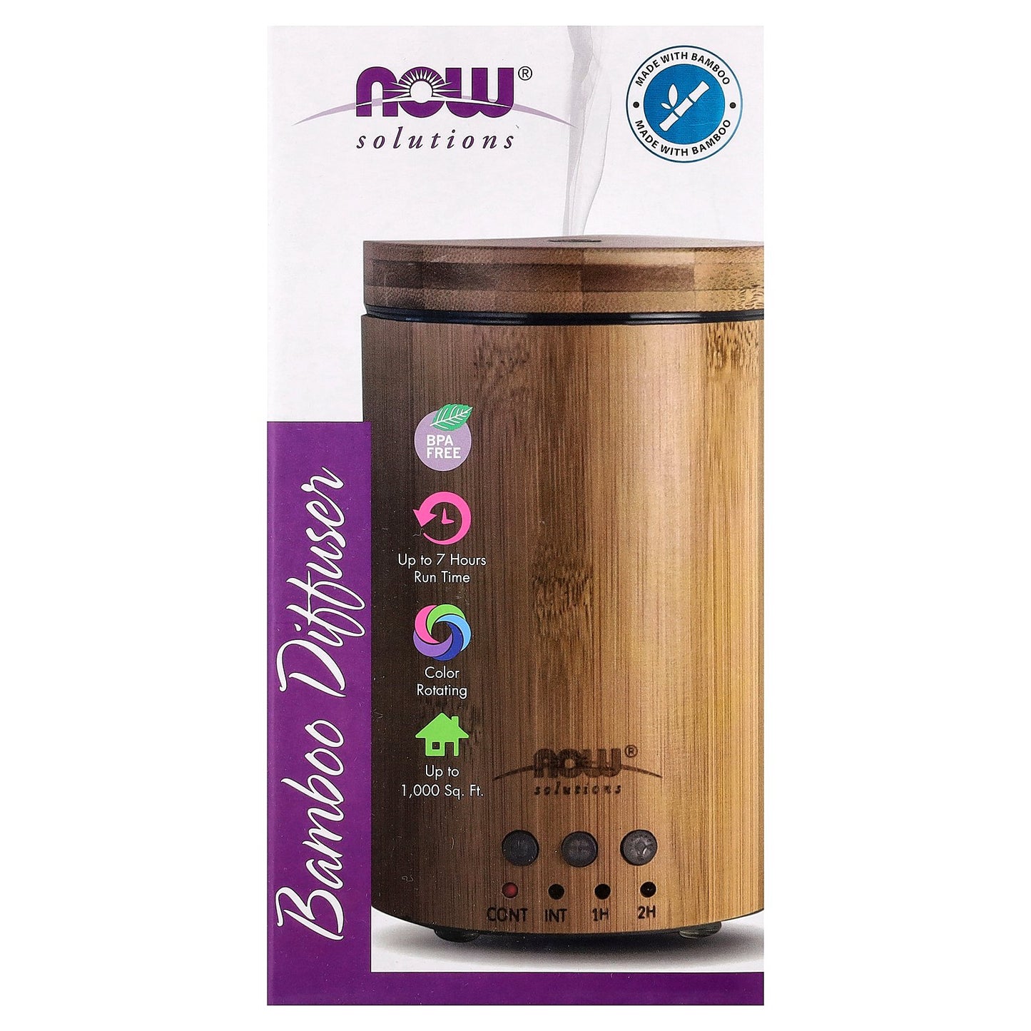 NOW Foods, Solutions, Bamboo Diffuser, 1 Diffuser
