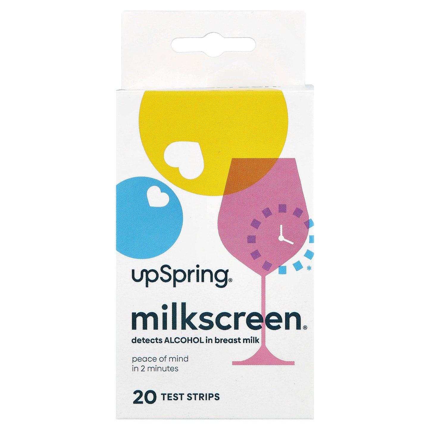UpSpring, Milkscreen®, 20 Test Strips