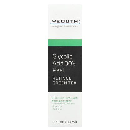 YEOUTH, Glycolic Acid 30% Peel, 1 fl oz (30 ml)