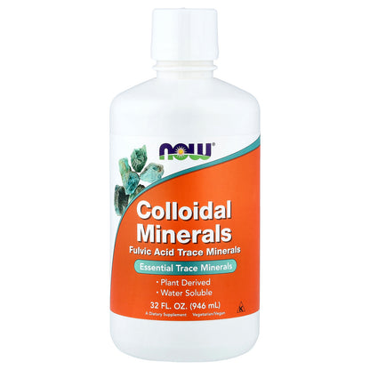 NOW Foods, Colloidal Minerals, 32 fl oz (946 ml)