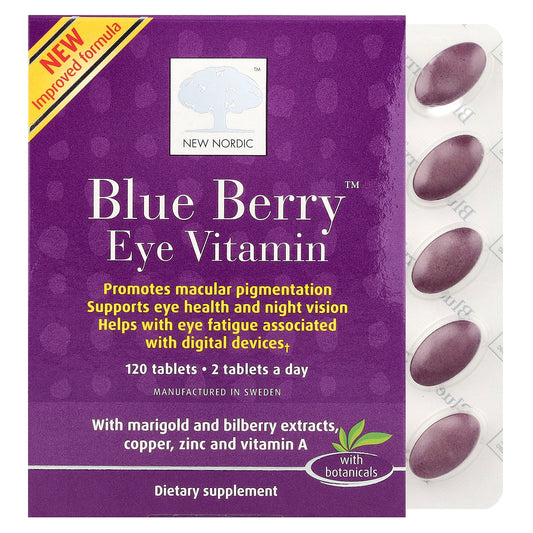 New Nordic, Blue Berry™, Eye Vitamin, 120 Tablets