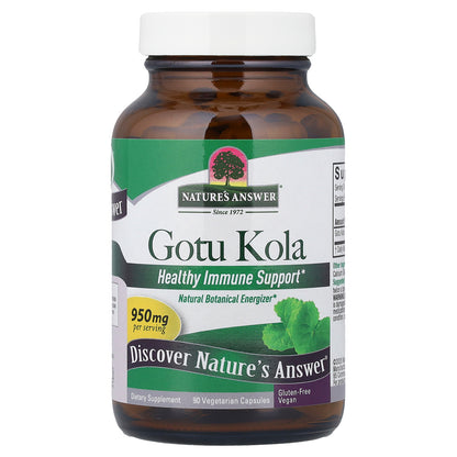 Nature's Answer, Gotu Kola, 90 Vegetarian Capsules (475 mg per Capsule)