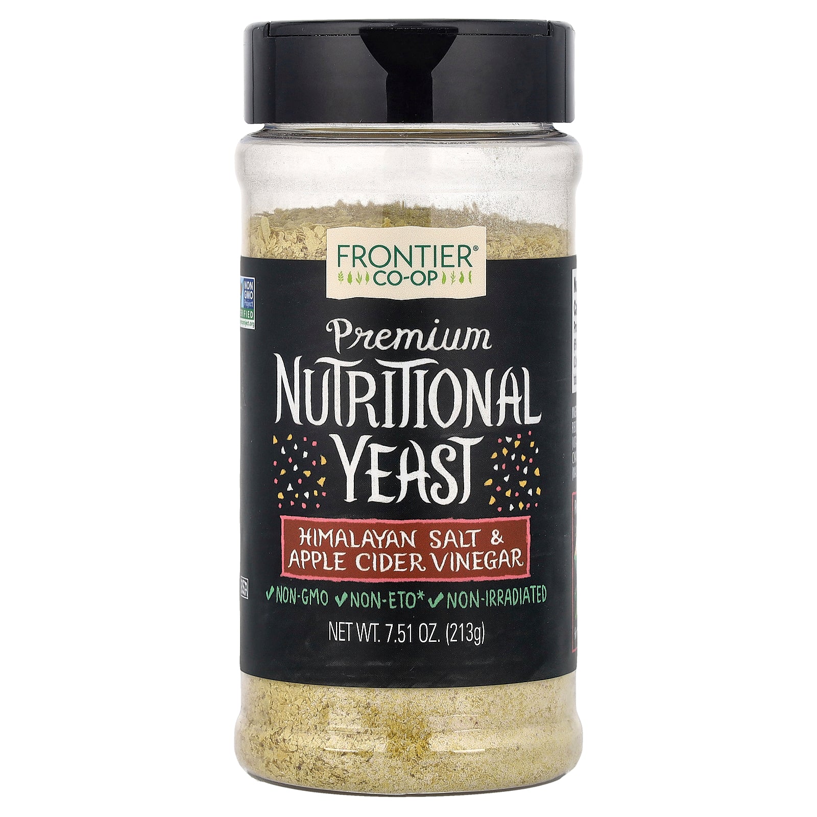 Frontier Co-op, Premium Nutritional Yeast, Himalayan Salt & Apple Cider Vinegar, 7.51 oz (213 g)