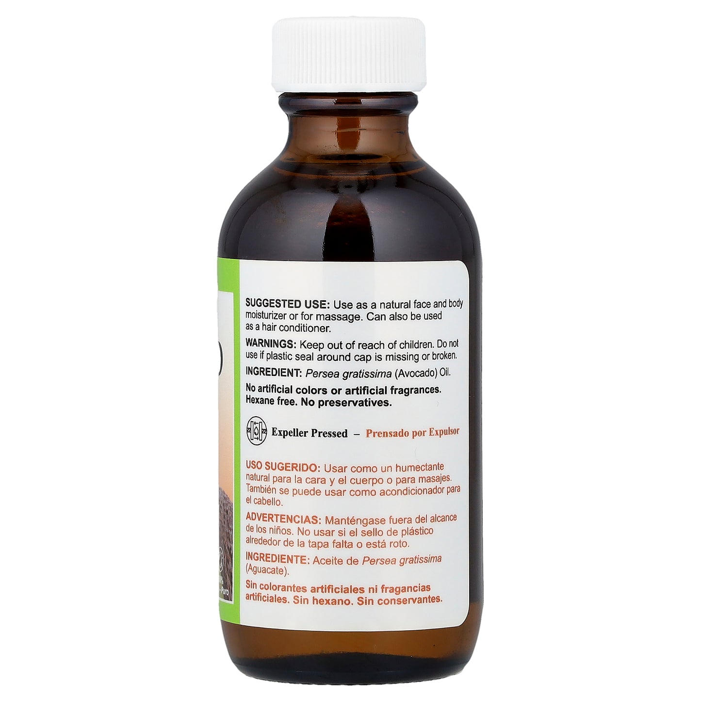 De La Cruz, Avocado Oil, 2 fl oz (59 ml)