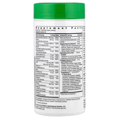 Rainbow Light, Active Adult 50+™ With CoQ10+, 90 Tablets