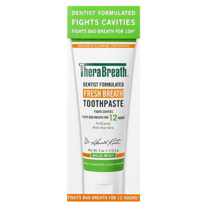 TheraBreath, Fresh Breath Toothpaste, Mild Mint , 4 oz (113.5 g)