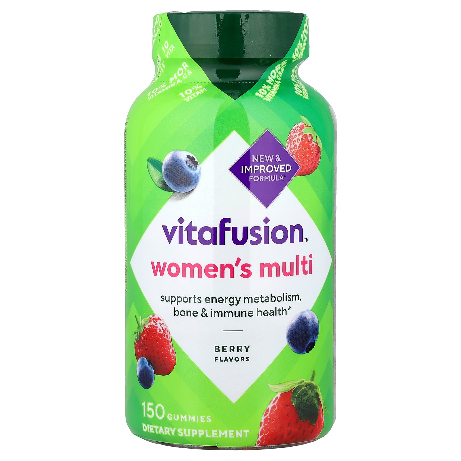 VitaFusion, Women's Multi Gummy Vitamins, Berry, 150 Gummies