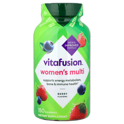 VitaFusion, Women's Multi Gummy Vitamins, Berry, 150 Gummies