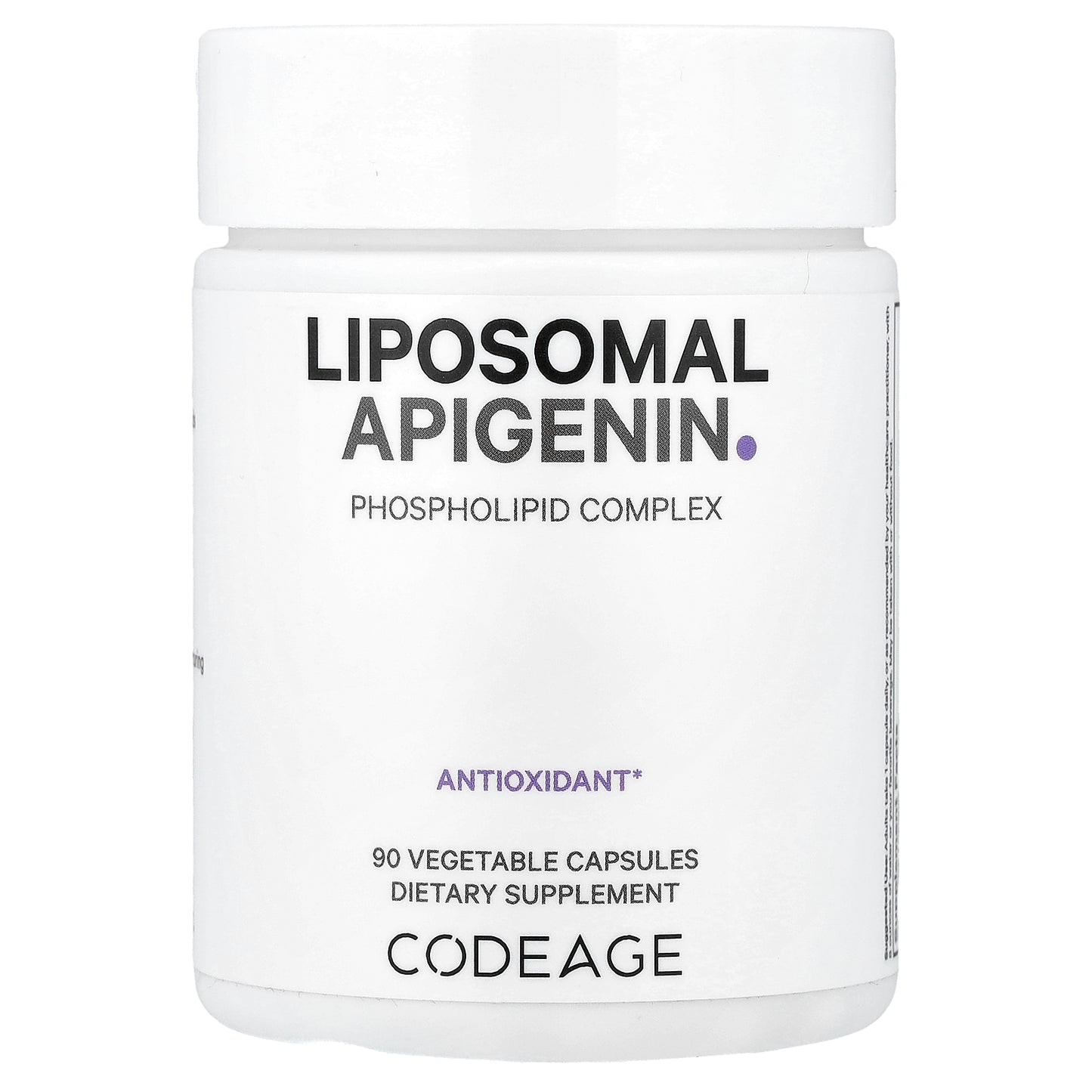 Codeage, Liposomal Apigenin, Phospholipid Complex, 90 Vegetable Capsules (50 mg per Capsule)