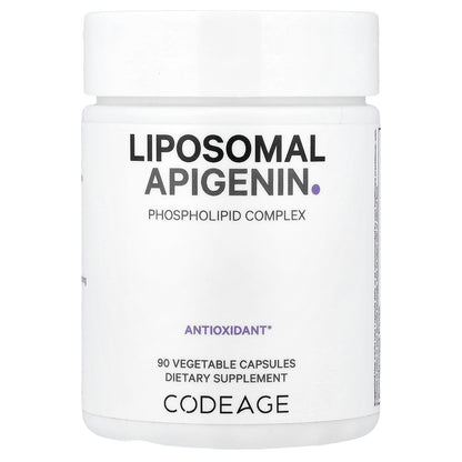 Codeage, Liposomal Apigenin, Phospholipid Complex, 90 Vegetable Capsules (50 mg per Capsule)