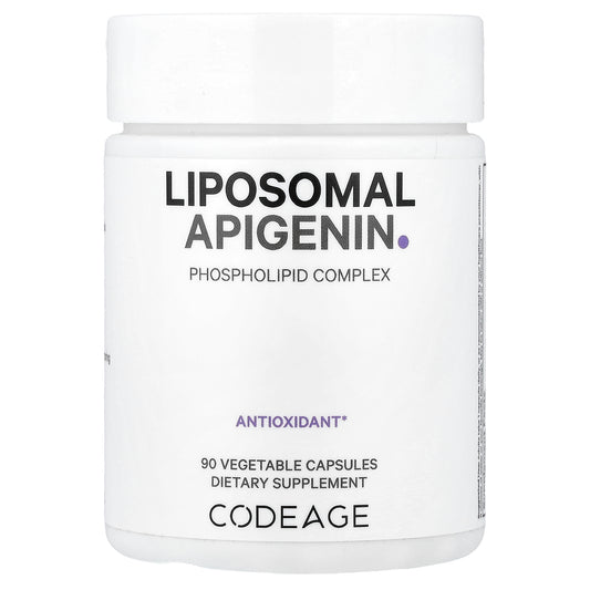 Codeage, Liposomal Apigenin, Phospholipid Complex, 90 Vegetable Capsules (50 mg per Capsule)