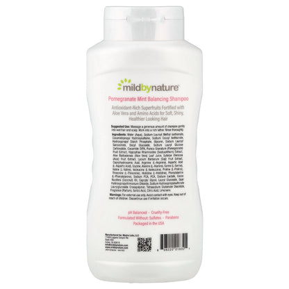 Mild By Nature, Pomegranate Mint Balancing Shampoo, 16 fl oz (473 ml)