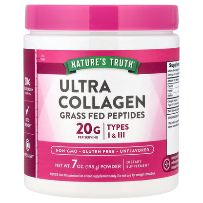 Nature's Truth, Ultra Collagen Powder, Unflavored, 7 oz (198 g)