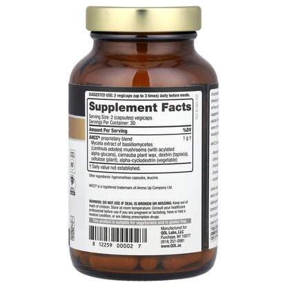 Quality of Life, Kinoko® Gold AHCC®, 500 mg, 60 Vegicaps